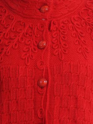 mandarin neck long cardigan - 16528710 - Standard Image - 4