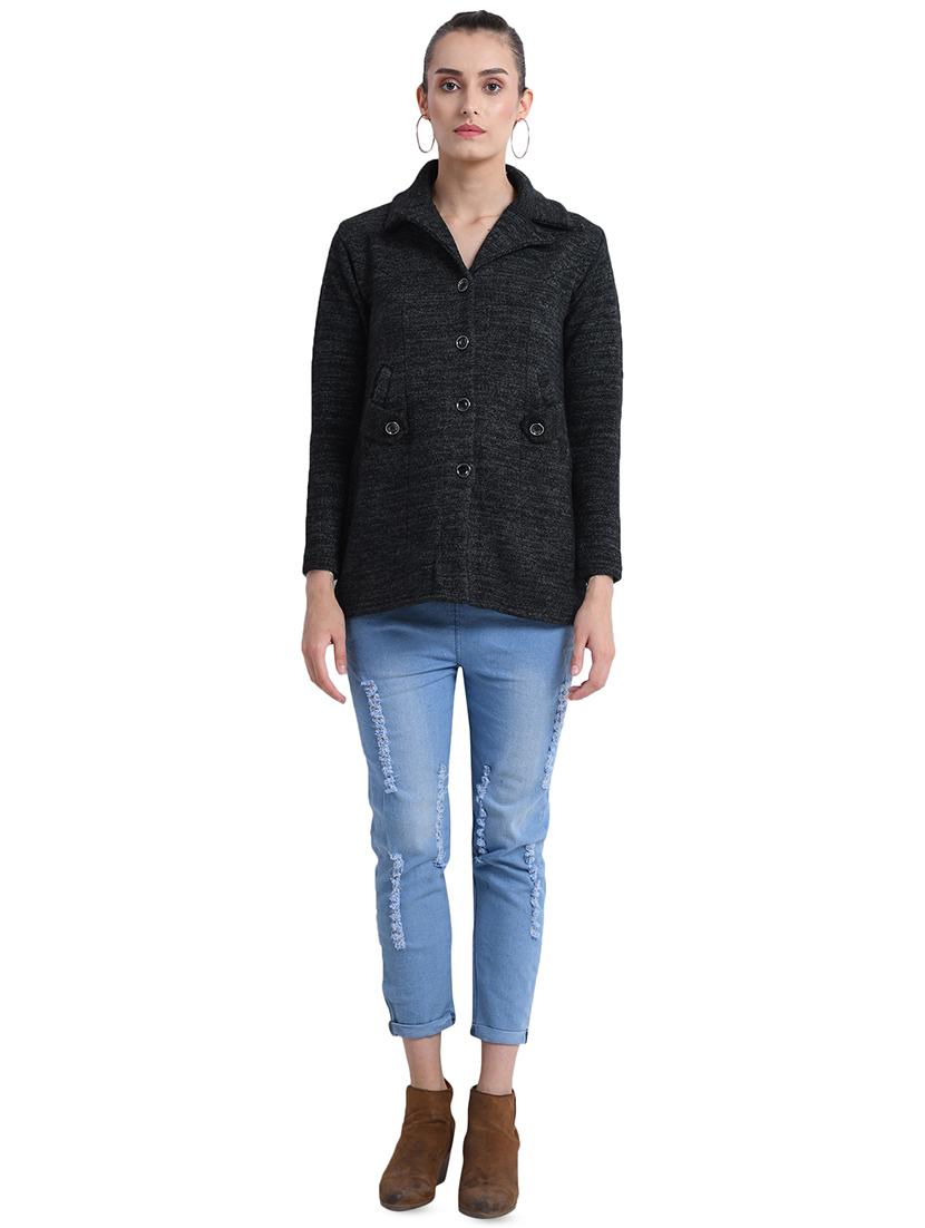 lapel neck pocket detail cardigan - 16528711 - Zoom Image - 4