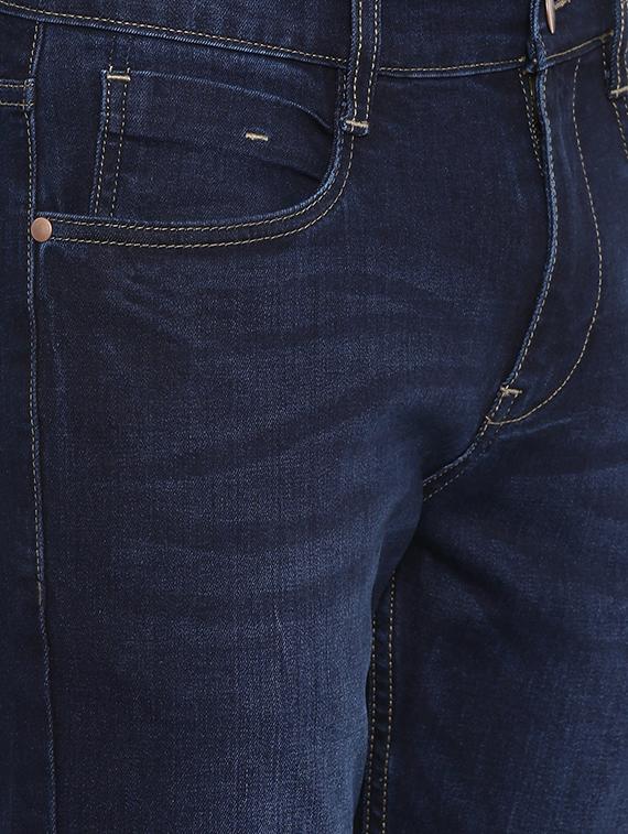 dark blue light washed denim jeans - 16528810 - Zoom Image - 4