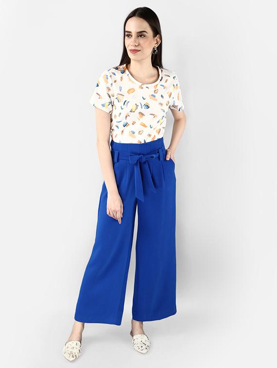 tie knot pocket detail trousers - 16528956 - Zoom Image - 4