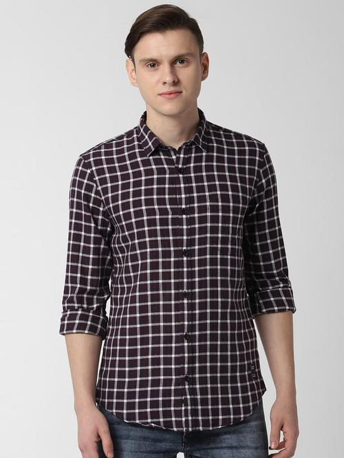 red checkered casual shirt - 16531126 - Standard Image - 1