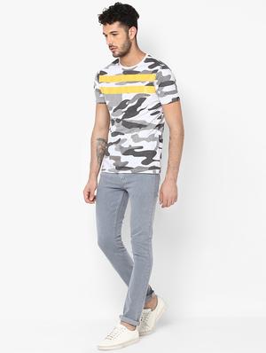 grey light washed denim jeans - 16531239 - Standard Image - 4