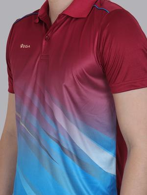 maroon printed t-shirt - 16532718 - Standard Image - 4