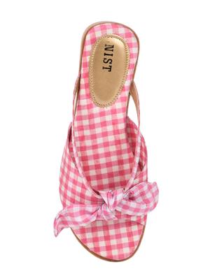 pink slip on sandals - 16534369 - Standard Image - 4