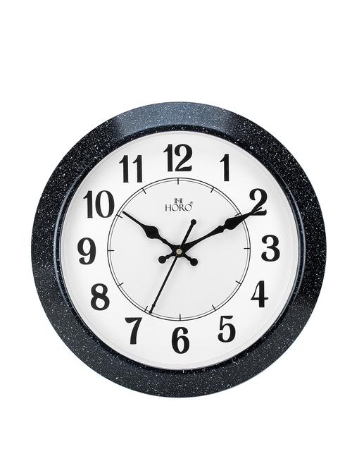 Plastic Black with White Dots Round Clock - 16535693 - Standard Image - 1