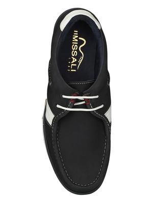 missali shoes black leather shoes - 16535765 - Standard Image - 4