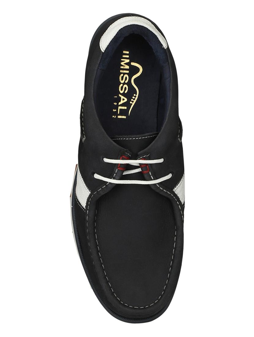 missali shoes black leather shoes - 16535765 - Zoom Image - 4