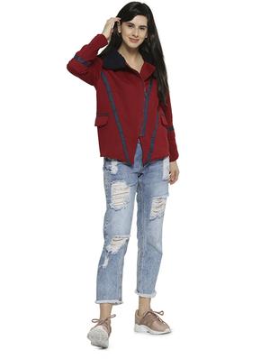 fur detail zipper windcheater jacket - 16535965 - Standard Image - 4