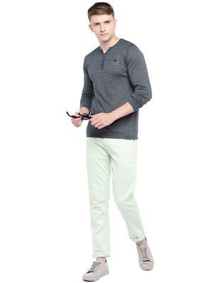 green plain denim jeans - 16536198 - Standard Image - 4