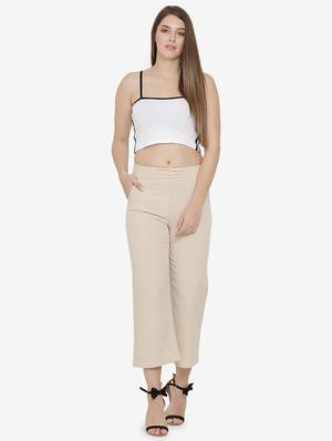 high rise pleated waist trouser - 16536403 - Standard Image - 4