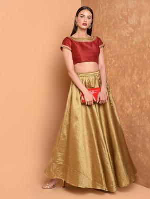 zari embroidered blouse - 16539105 - Standard Image - 4