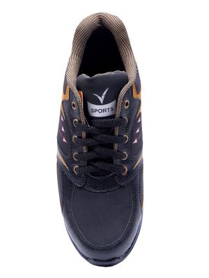 vellinto black leatherette lace up shoes - 16539941 - Standard Image - 4