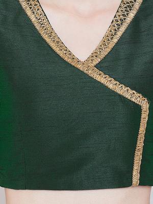 gold block print lehenga - 16542132 - Standard Image - 4