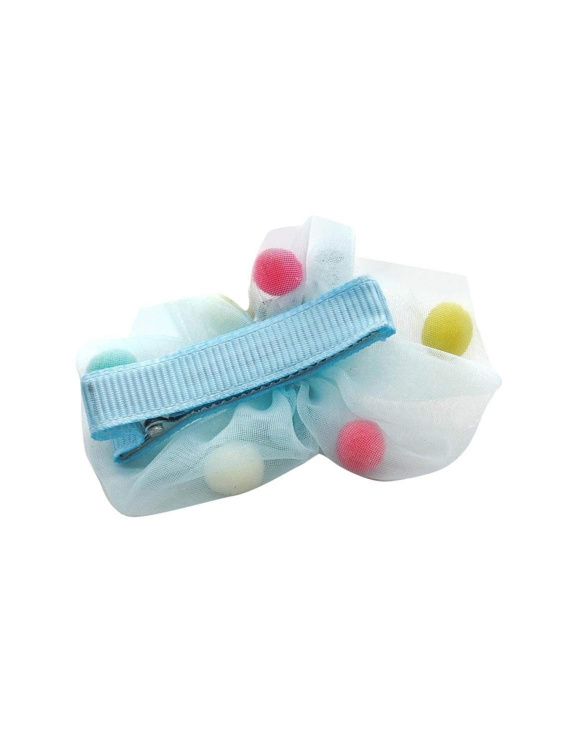 jewelz bunny and net design hair clip with multi colour pompom balls for kids - 16542699 - Zoom Image - 4