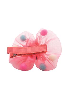 jewelz bunny and net design hair clip with multi colour pompom balls for kids - 16542700 - Standard Image - 4