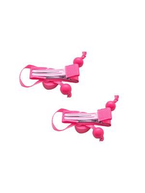 jewelz pair of apple shaped hair clips with multi beads for baby girls - 16542752 - Standard Image - 4