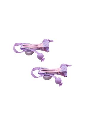 jewelz pair of apple shaped hair clips with multi beads for baby girls - 16542754 - Standard Image - 4