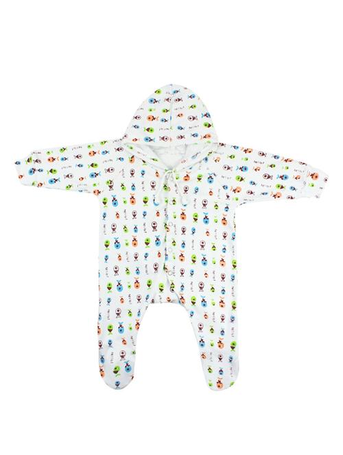white cotton romper - 16543476 - Very Small Image - 1