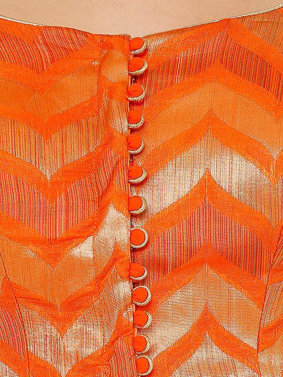 chevron printed blouse - 16543671 - Zoom Image - 4