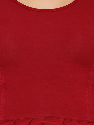 bell sleeves solid blouse - 16543697 - Standard Image - 4