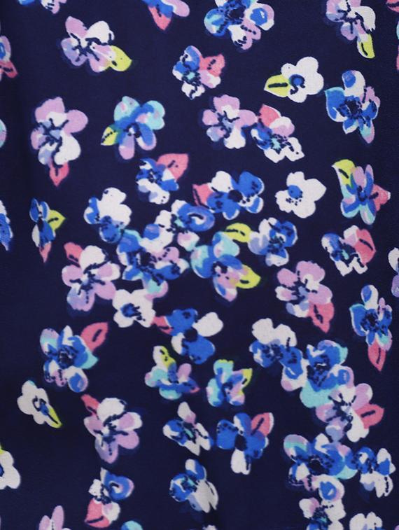 cold shoulder floral a-line dress - 16544484 - Zoom Image - 4