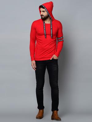 red taped hooded t-shirt - 16544822 - Standard Image - 4