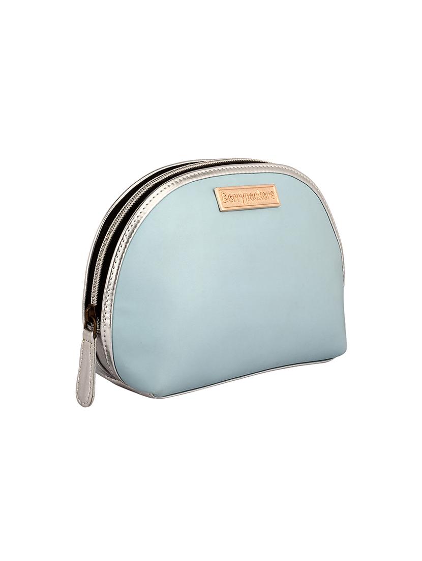 blue leatherette (pu) pouch clutch - 16545538 - Zoom Image - 4