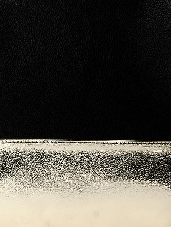black leatherette (pu) regular handbag - 16545579 - Zoom Image - 4