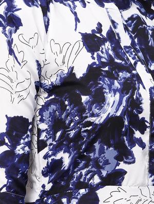 mandarin neck floral maxi dress - 16546598 - Standard Image - 4