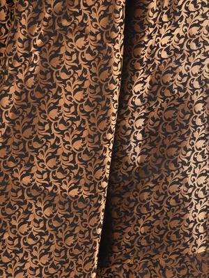 paisley chanderi silk long skirt - 16546990 - Standard Image - 4