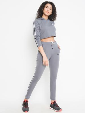 drawstring waist solid track pant - 16547716 - Standard Image - 4