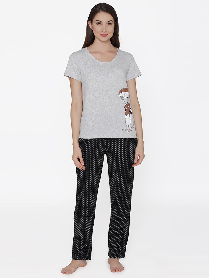 round neck quirky print tee - 16550017 - Zoom Image - 4