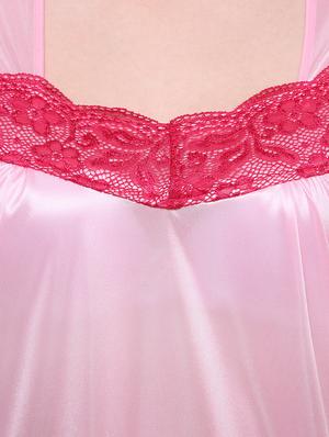 lace detail tieback nighty - 16550925 - Standard Image - 4