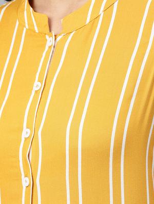 stripes straight kurta - 16550964 - Standard Image - 4