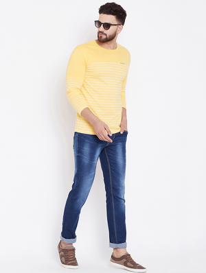 yellow striped t-shirt - 16551478 - Standard Image - 4