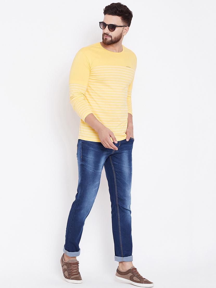 yellow striped t-shirt - 16551478 - Zoom Image - 4