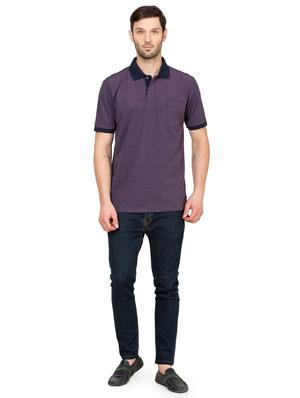 purple self design t-shirt - 16551541 - Standard Image - 4