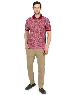 red printed t-shirt - 16551554 - Standard Image - 4