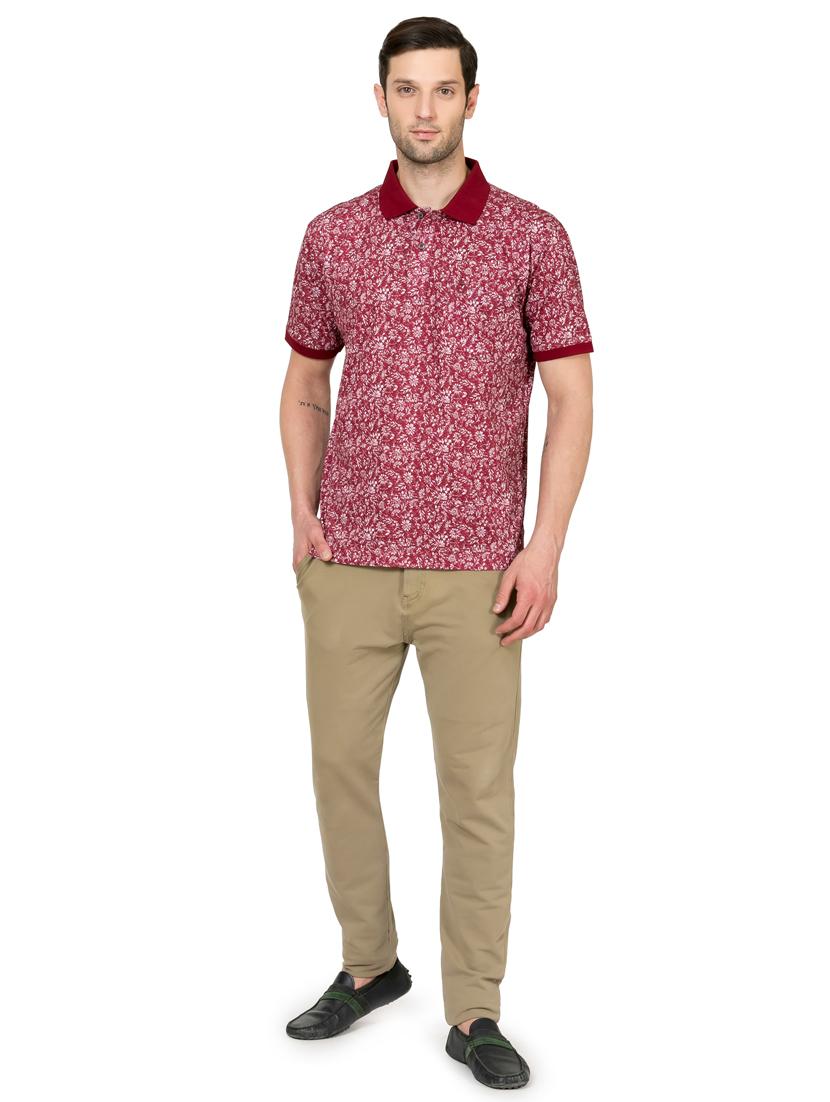 red printed t-shirt - 16551554 - Zoom Image - 4