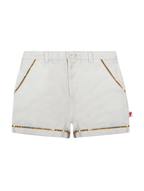 white cotton shorts - 16553054 - Standard Image - 1