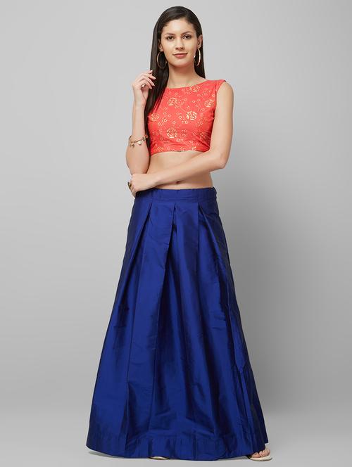 floral flared lehenga - 16554762 - Very Small Image - 1