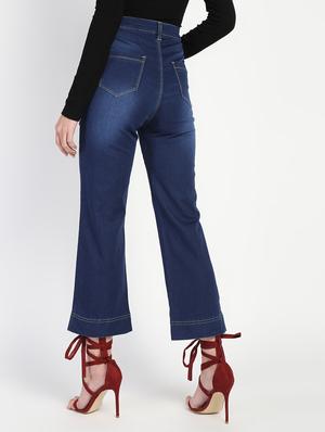high rise stone washed jeans - 16554928 - Standard Image - 4