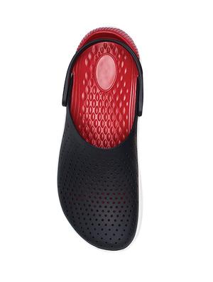 longwalk black rubber slip on clogs - 16555014 - Standard Image - 4