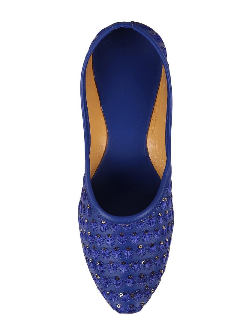harshys blue slip on jutis - 16555472 - Zoom Image - 4