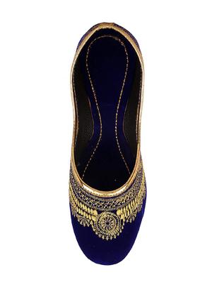 harshys blue slip on jutis - 16555475 - Standard Image - 4