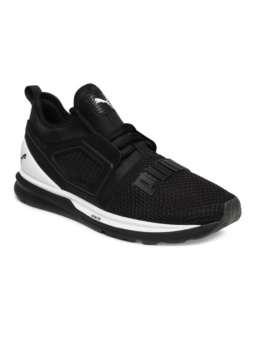 puma black mesh sport shoes - 16556452 - Very Small Image - 1