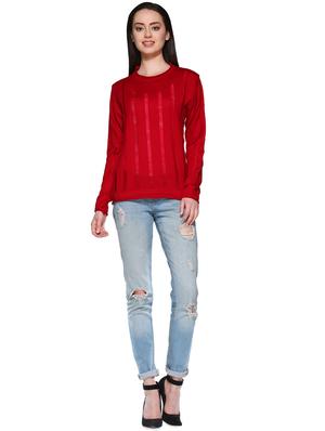 long sleeved solid pullover - 16556837 - Standard Image - 4
