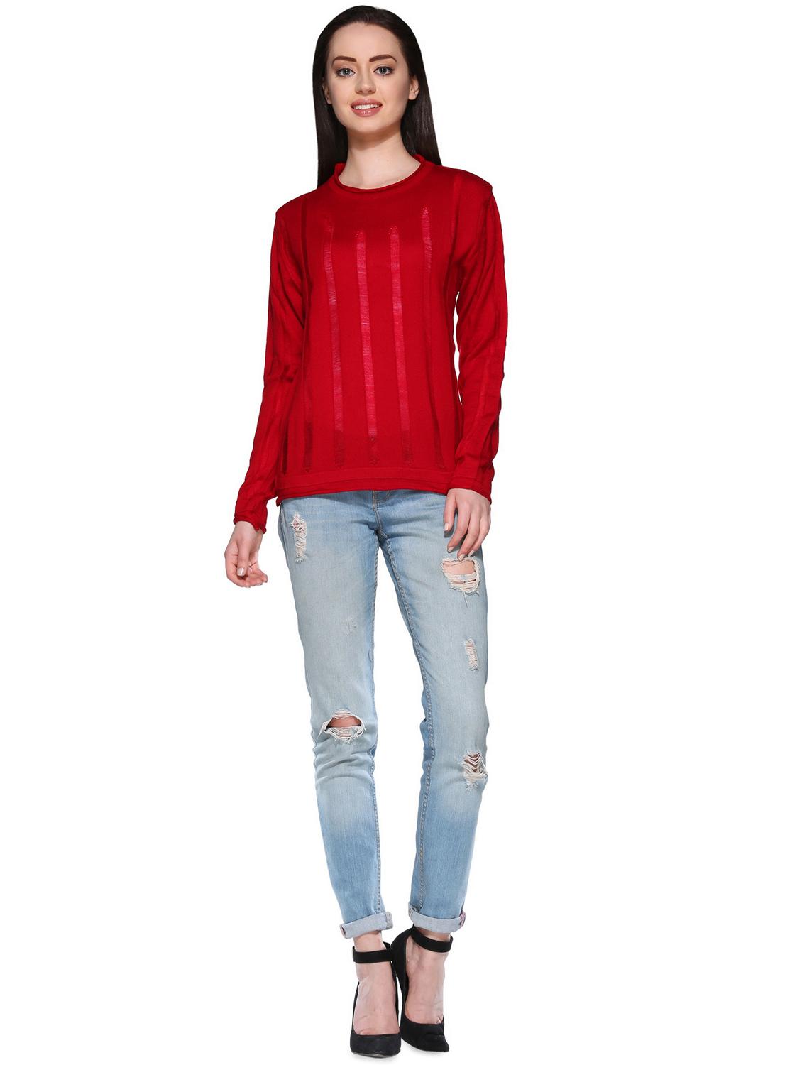 long sleeved solid pullover - 16556837 - Zoom Image - 4
