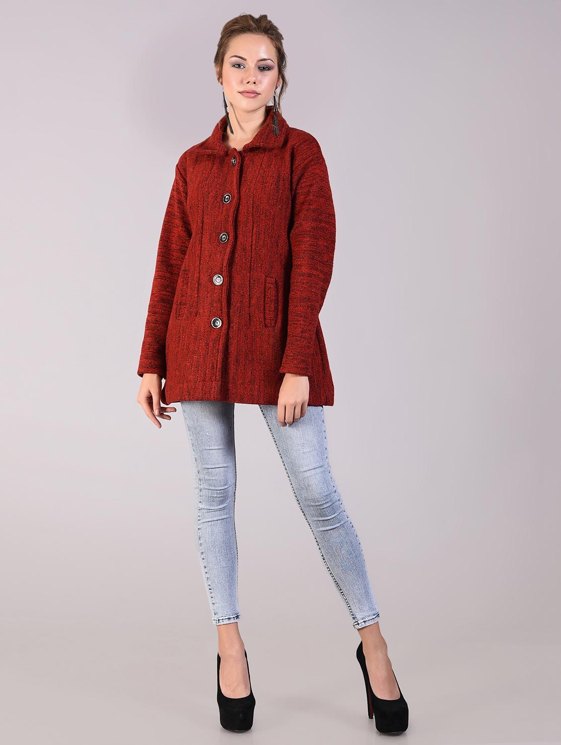 long sleeved wool cardigan - 16556923 - Zoom Image - 4