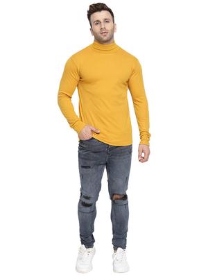 yellow solid t-shirt - 16558530 - Standard Image - 4